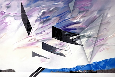 Litografi av Åke Ahlberg.  80x59 cm
