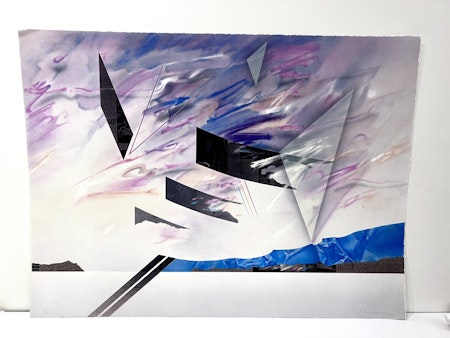 Litografi av Åke Ahlberg.  80x59 cm