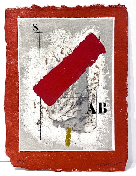 Karborundumetsning av James Coignard. 28x37 cm