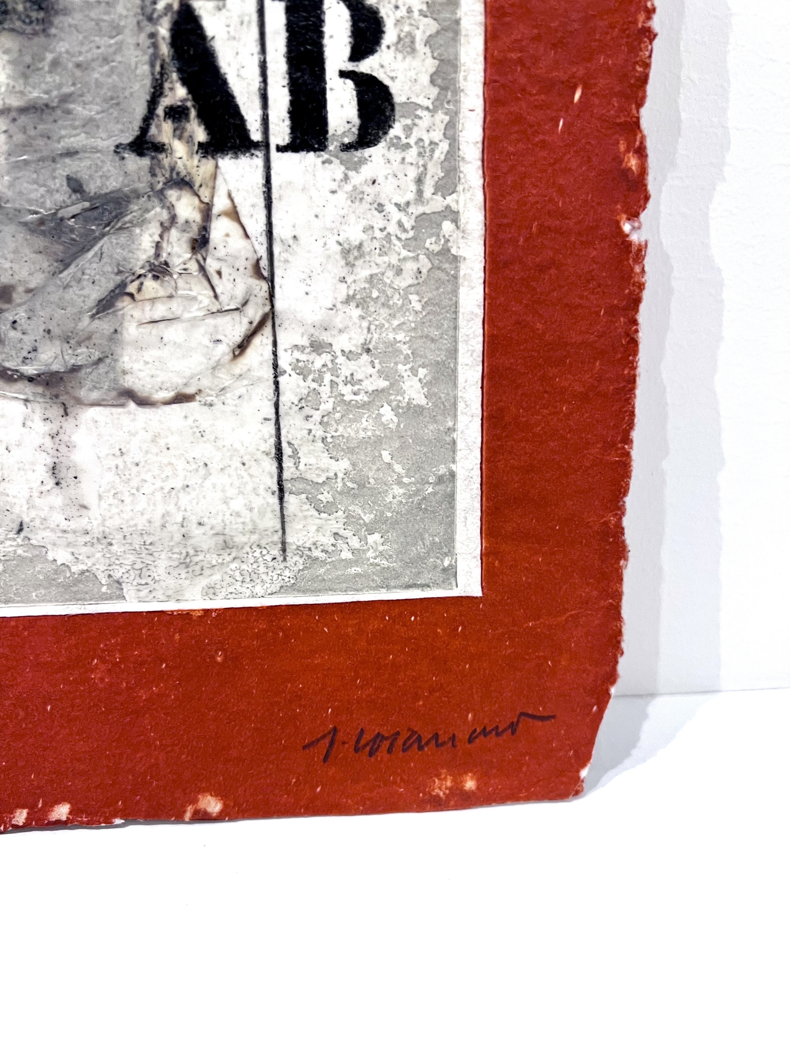 Karborundumetsning av James Coignard. 28x37 cm