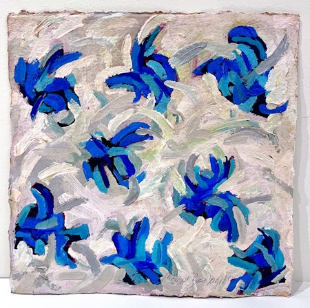 Blandteknik på papper av Mensur Beslagic 33x32 cm