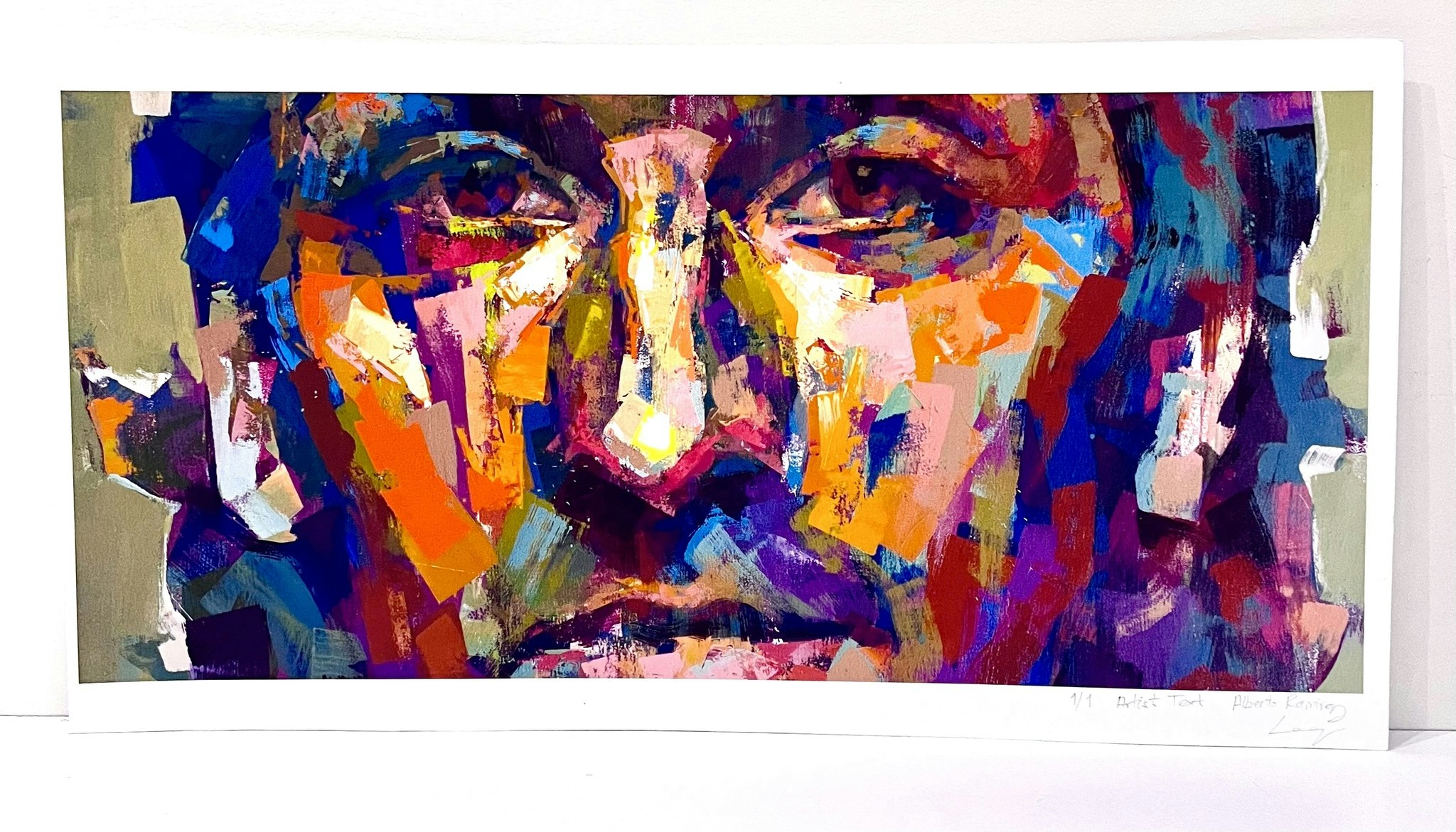 "The Zlatan Gaze" Art Giclée. Nr 1/1. 66,5x35 cm