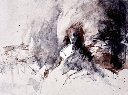 "En lugn stund" Litografi av Lars Eje Larsson 39x32 cm