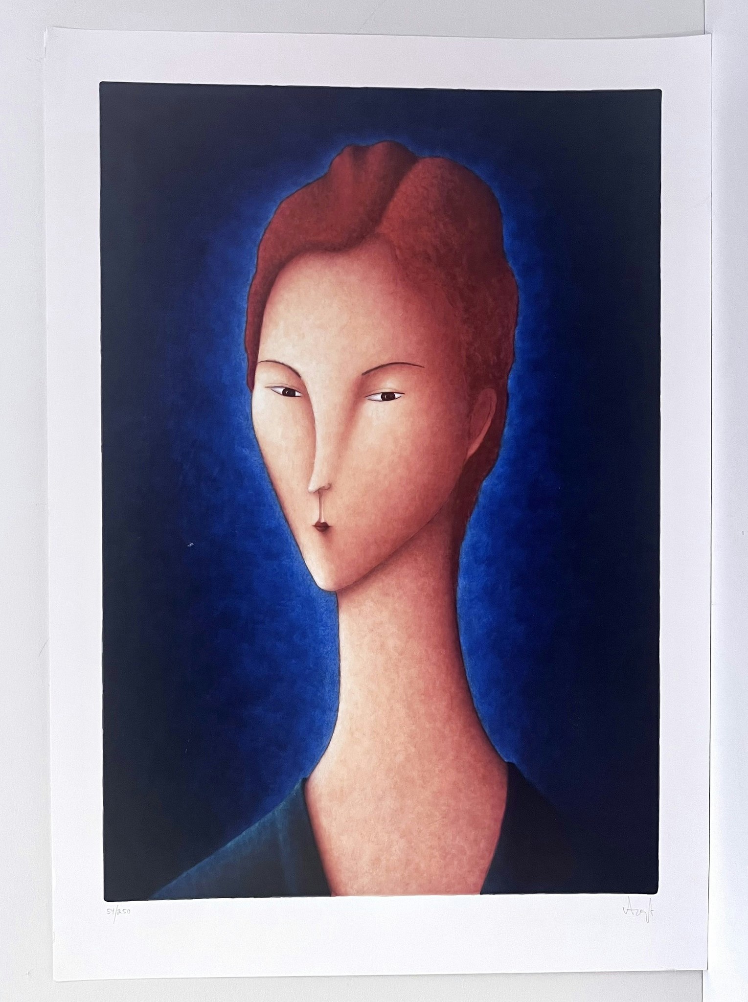 "Femme II" Litografi av Ralf Arzt 52,5x75 cm