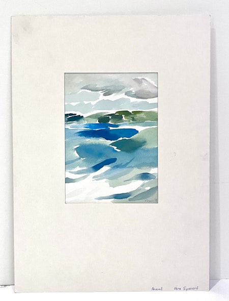 Akvarell av Vera Synnerö. 20x27 cm