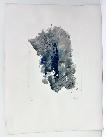 "Untitled II" Litografi av Francois Fiedler. 50,5x65,5 cm