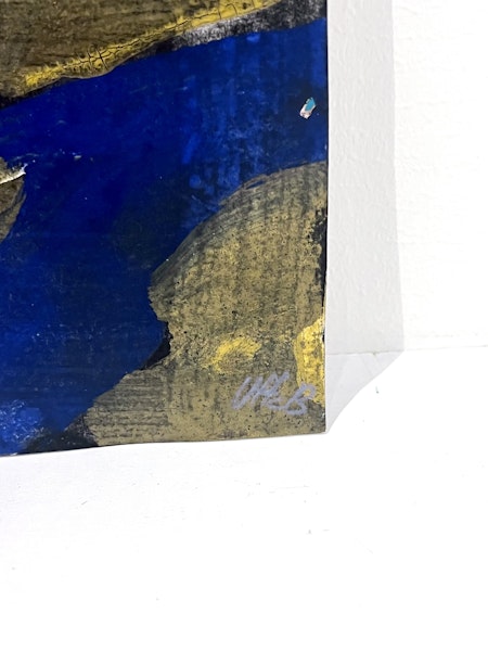 "Solande Kvinna" av Uffe B, Akvarell på papper, 24,5x32 cm