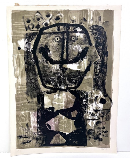 Färglitografi av Antoni Clavé. 56x77 cm