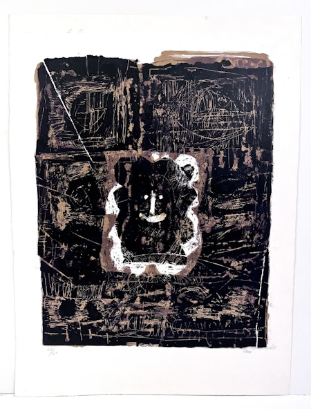"Don Felipe" Färglitografi av Antoni Clavé. 56,5x75,5 cm