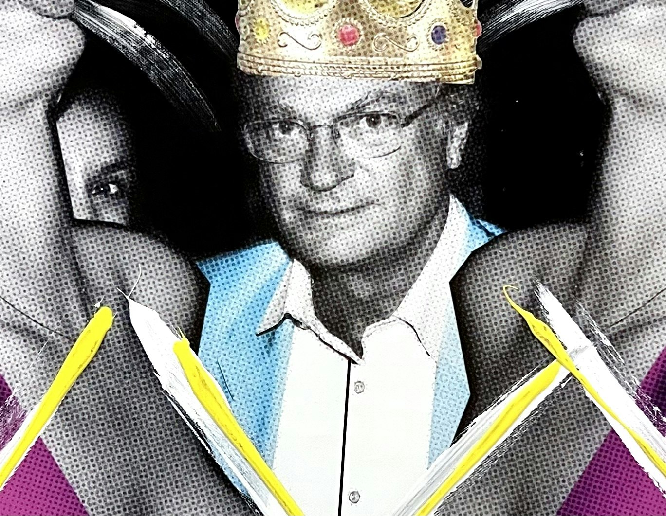 "Knugen" Bingografi av Bingo Rimér. 61x50 cm