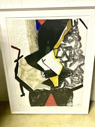 Gravyr av Serge Helenon. 71x93 cm