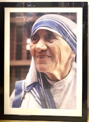 "Moder Theresa " Foto av Nemai Ghosh. 76x103 cm