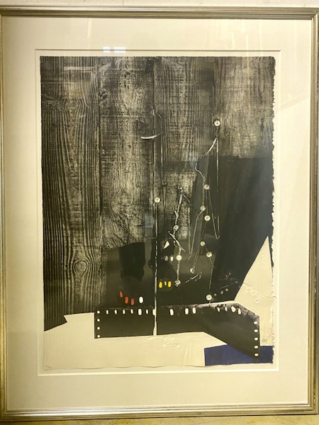 Gravyr av Antoni Clave. 80x102 cm