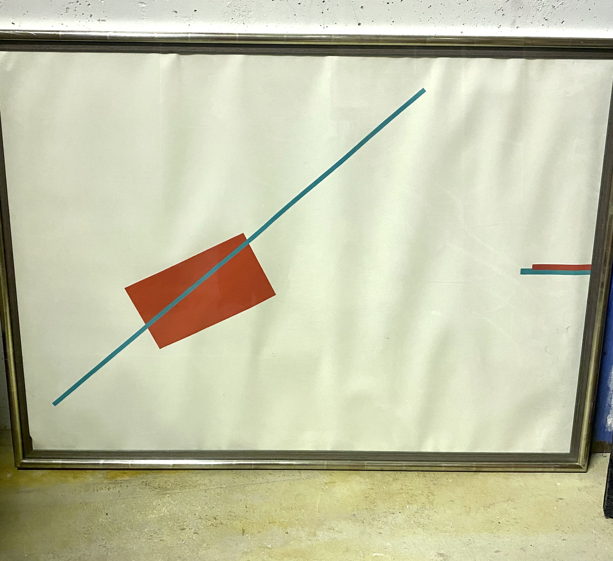 "Space Activators" Gouache av Axel Knipschild. 108x79 cm