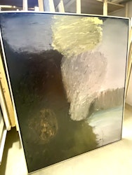 Olja på duk av Johan Petterson. 103x124 cm
