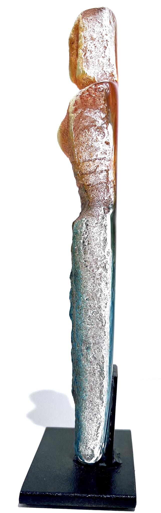 "Nereid" Unik skulptur i glas av Björn Ekegren. Höjd 27 cm