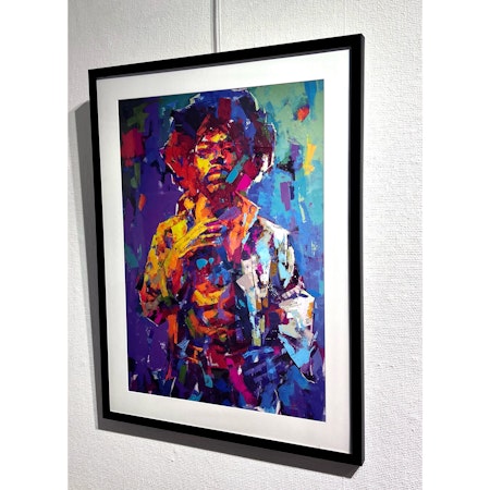"Jimi Hendrix" - Limited Edition Poster by LEG. 50x70 cm