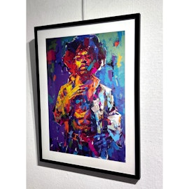 "Jimi Hendrix" - Limited Edition Poster by LEG. 50x70 cm