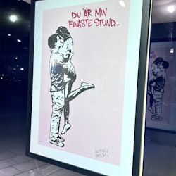 "Du är min finaste stund" Litografi av Hellstrom Street Art. 50x70cm