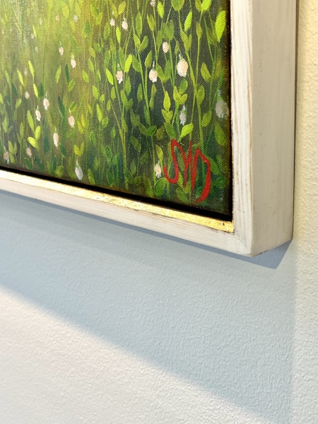 "Vintern möter  Våren" Olja på duk av Stefan W. Igelström. 115x145 cm