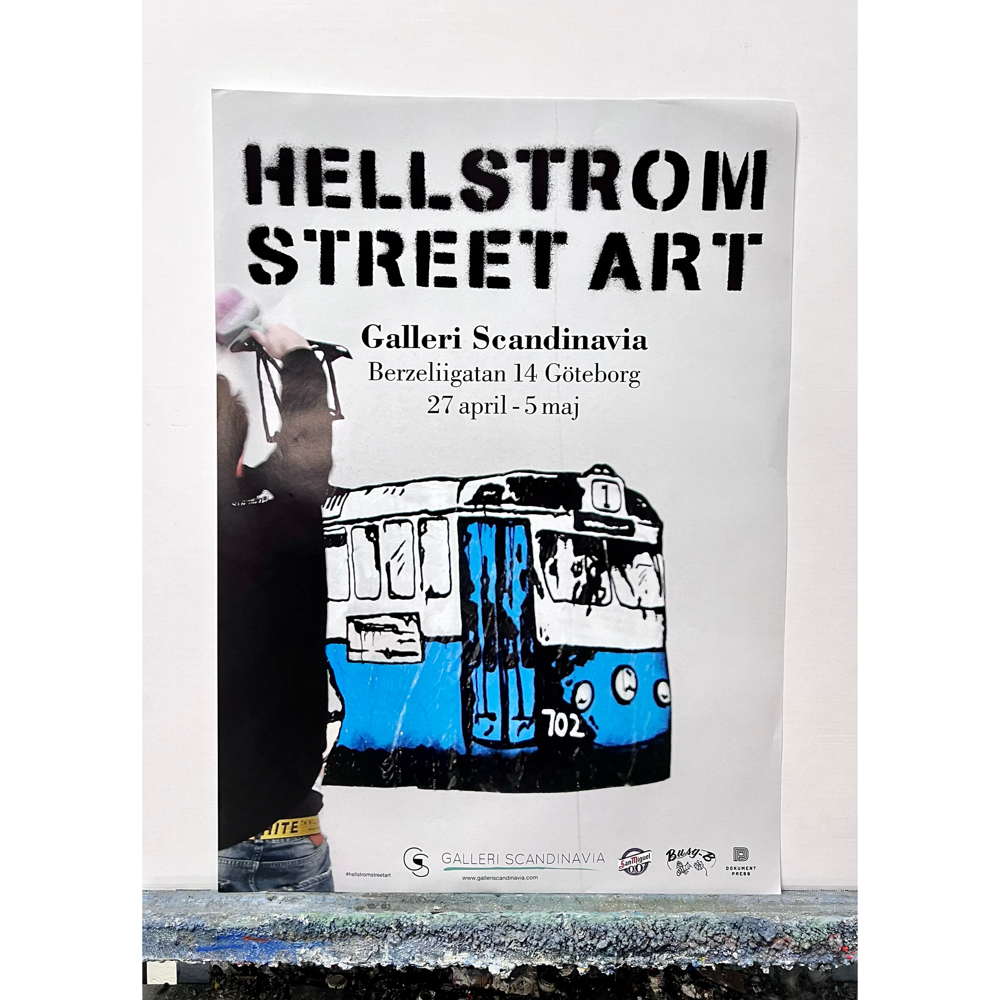 Hellstrom Street Art, Utställningsposter, 50x70 cm