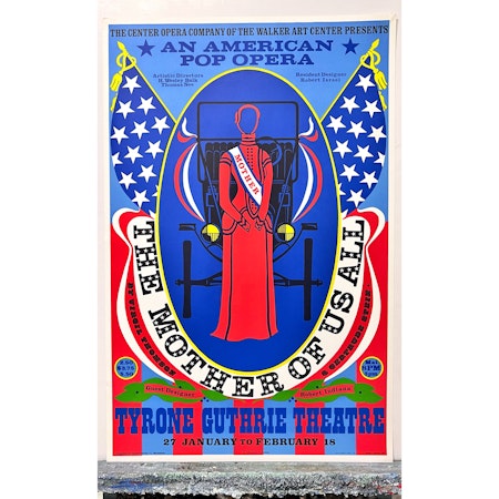 Robert Indiana "An american pop opera", färglitografi 93x60 cm