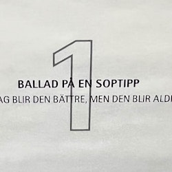 Jussi Taipaleenmäki, Litografi, "Ballad på en soptipp" 56 x 43,5 cm