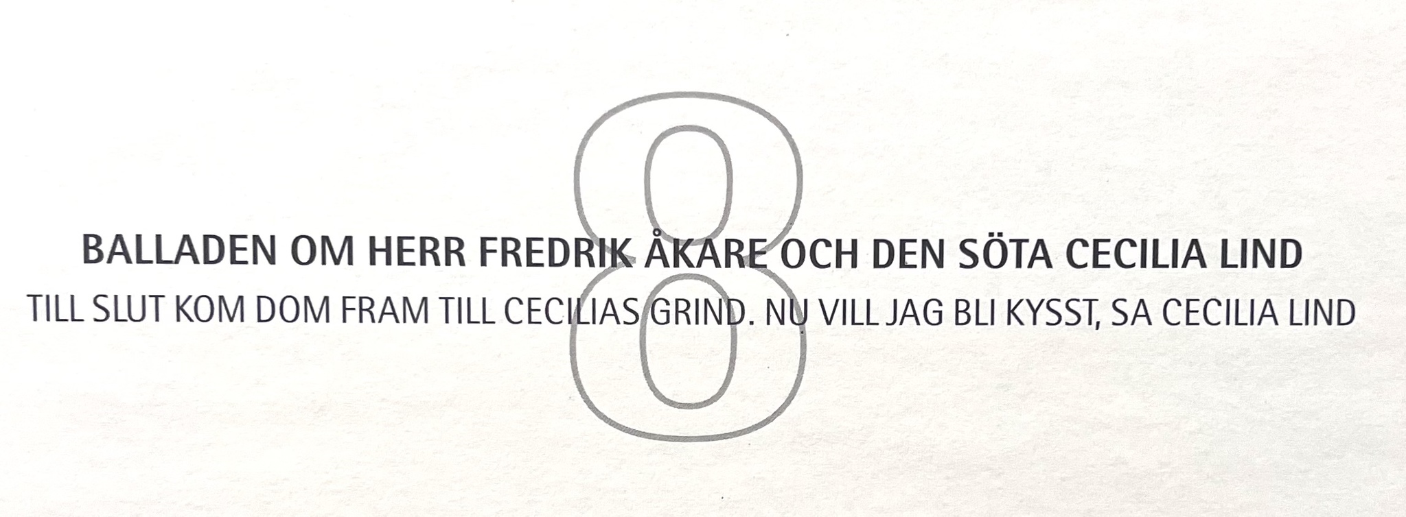 Jussi Taipaleenmäki, Lito, "Balladen om Fredrik Åkare & Cecilia Lind" 56 x 43,5 cm