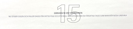 Jussi Taipaleenmäki, Litografi, "Grimasch om morgonen" 56 x 43,5 cm