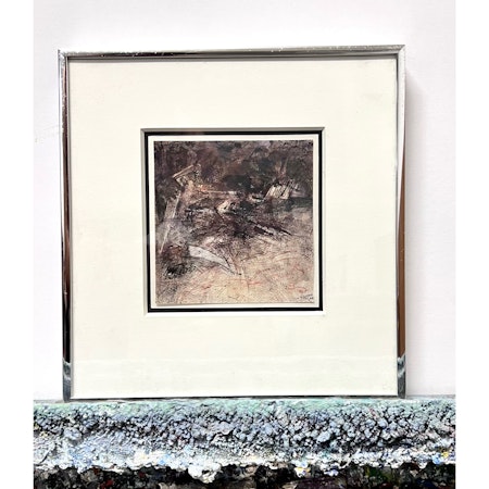 Guillermo Lledó, Original på papper, "Abstract composition", 26,5x27 cm