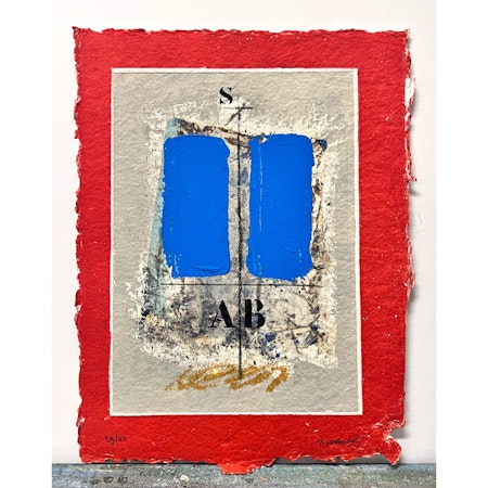 James Coignard, handkolorerad karborundumetsning. 28x39 cm.