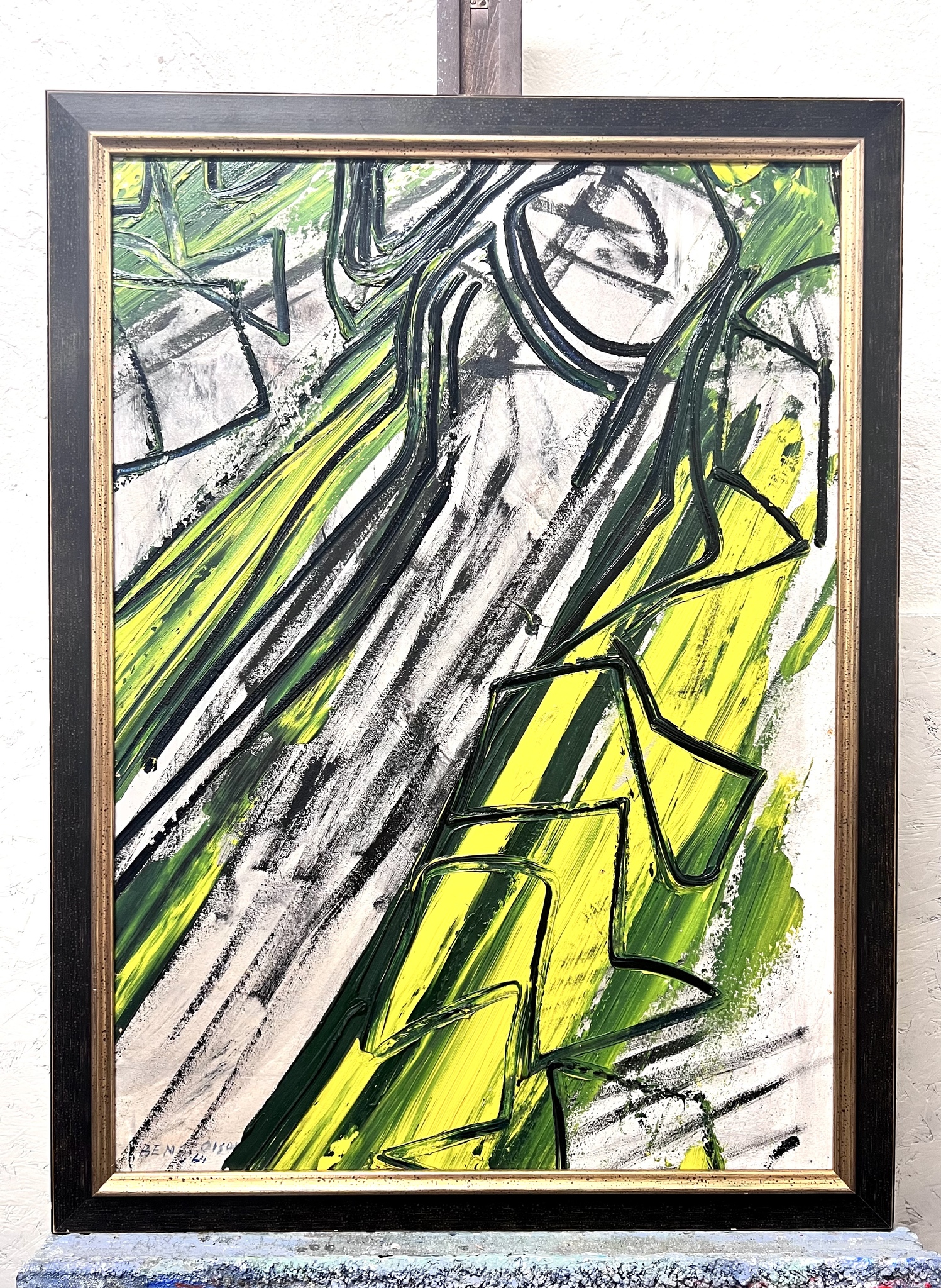 "Trollslända" Olja på duk av Bengt Olson 68,5x92 cm
