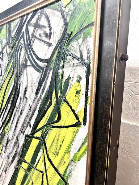 "Trollslända" Olja på duk av Bengt Olson 68,5x92 cm
