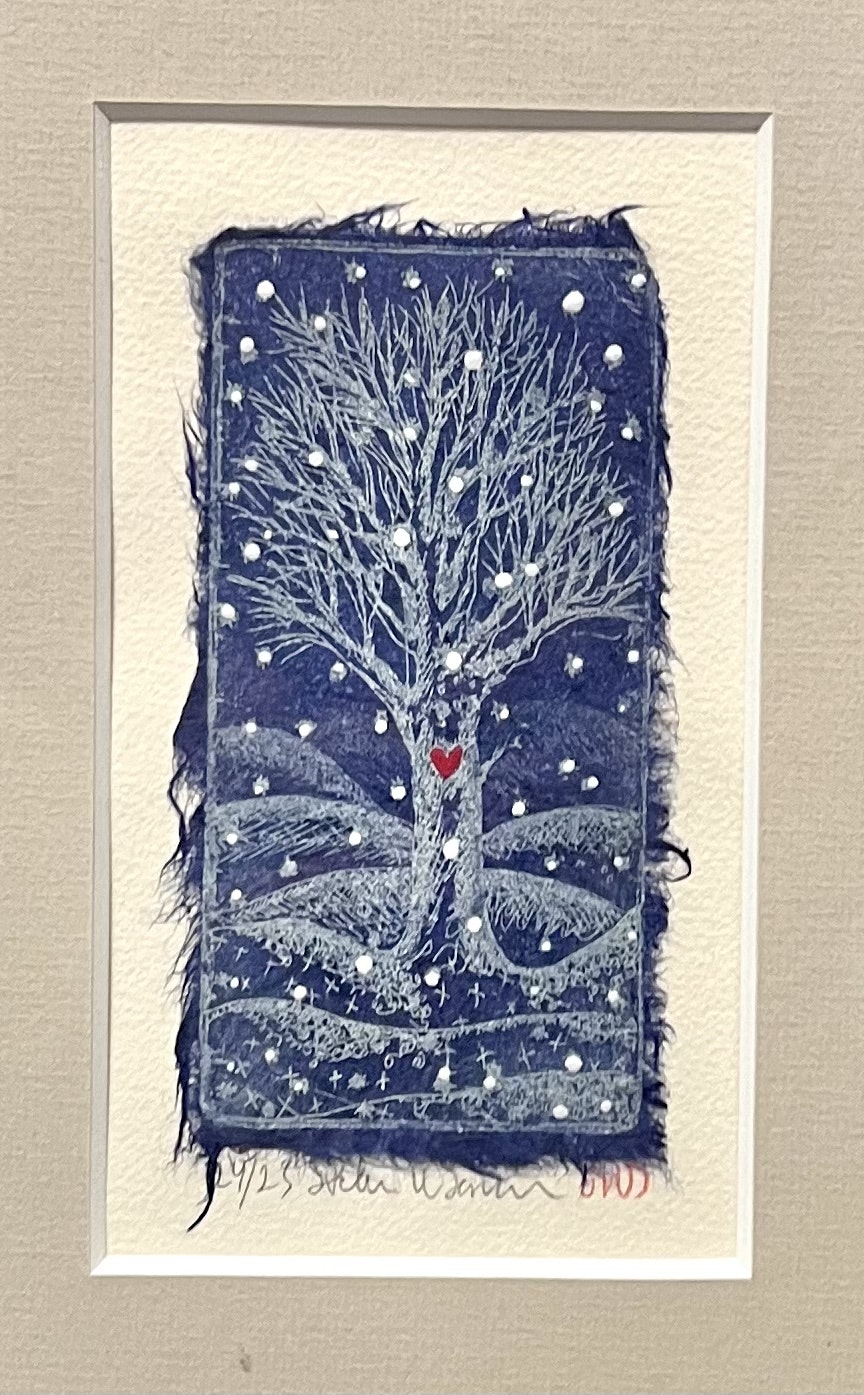 "Vinterträd" Etsning av Stefan W. Igelström 24x27 cm