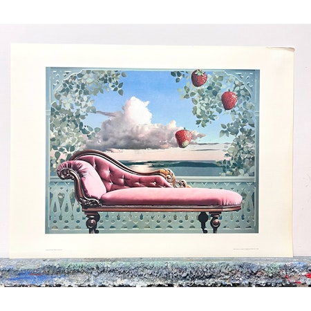 "The Strawberry Serenade" Reproduktion av Howard Brookes ur Marstrandssviten. 45x60 cm