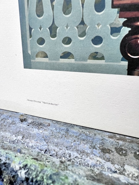 "The Strawberry Serenade" Reproduktion av Howard Brookes ur Marstrandssviten. 45x60 cm