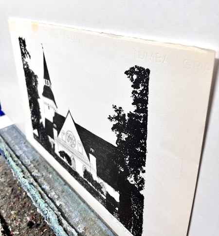 "Kyrkan" Litografi av Per Franzén. 47x32 cm