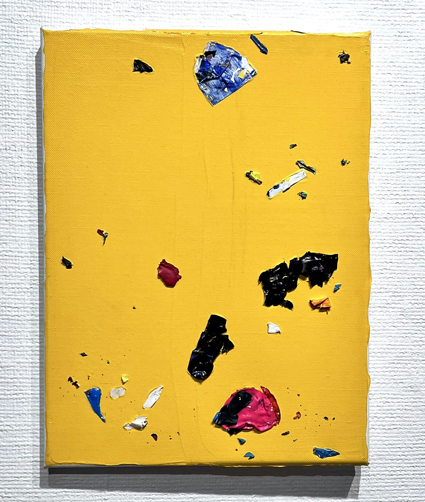 "God is a Lefthand 03". Akryl på duk av Lin Mo. 30x40 cm