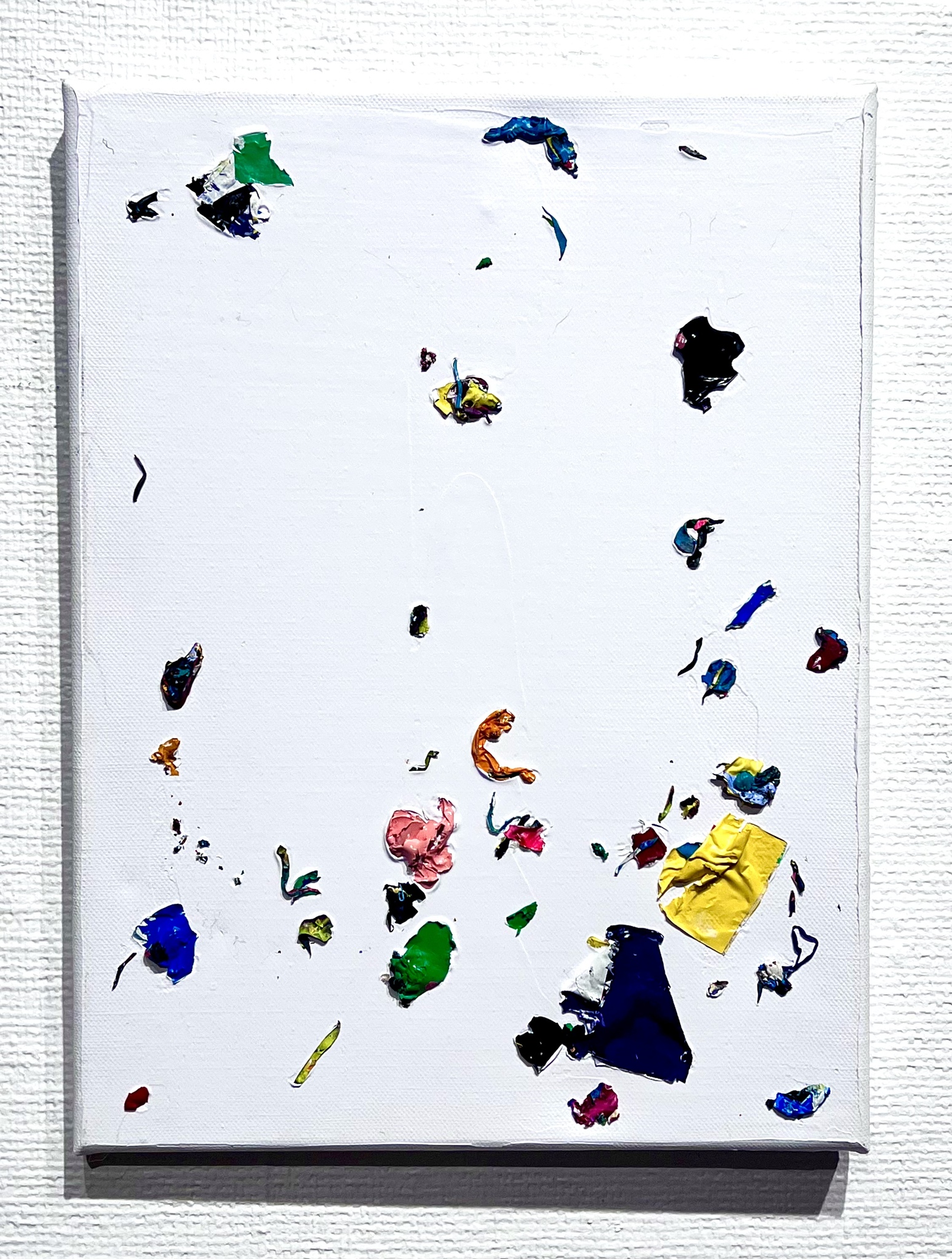 "God is a Lefthand 04". Akryl på duk av Lin Mo. 30x40 cm