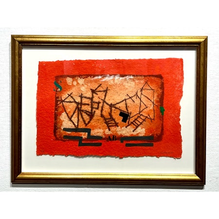 Karborundumetsning av James Coignard. Inramad, 76x57cm