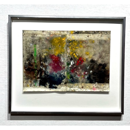 "Närbilder" Olja på papper av Mats Christoffersson. 66x58 cm