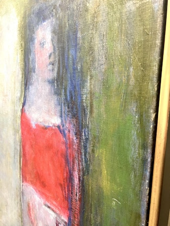 "En morgondröm" Olja på duk av Kjell Åslund. 76x94 cm