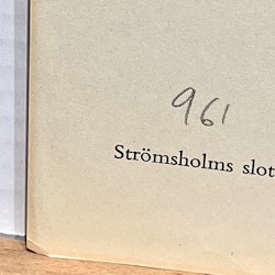 "Strömsholms slott" Konsttryck efter träsnitt av Carl Palme. 42x48 cm