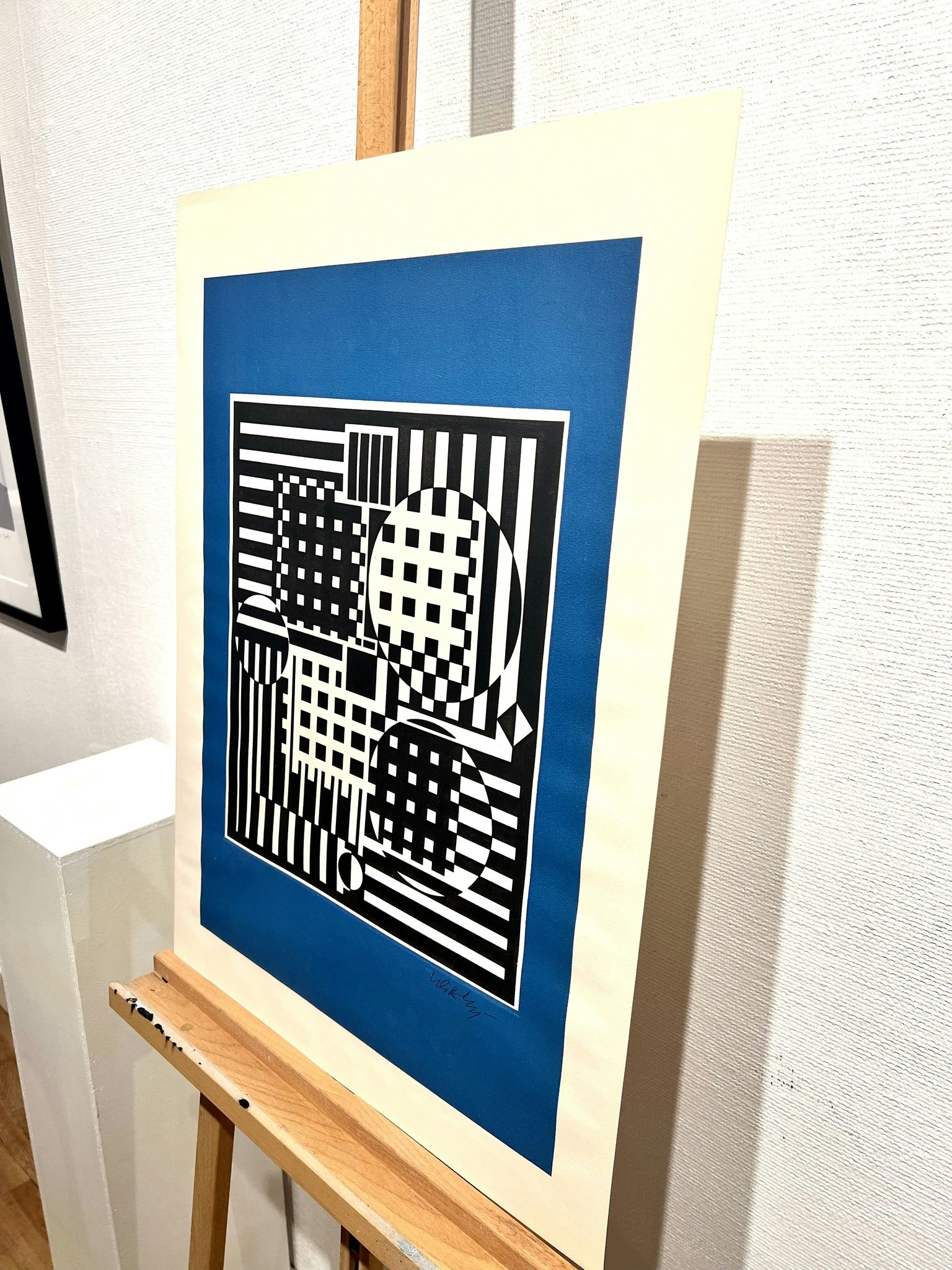 "Pleyannes´" Etsning av Victor Vasarely. 53x71 cm