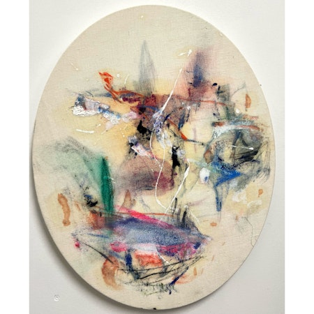 "Sud. de Arcadia" Olja på duk av Christóbal Ortega. 40x50 cm