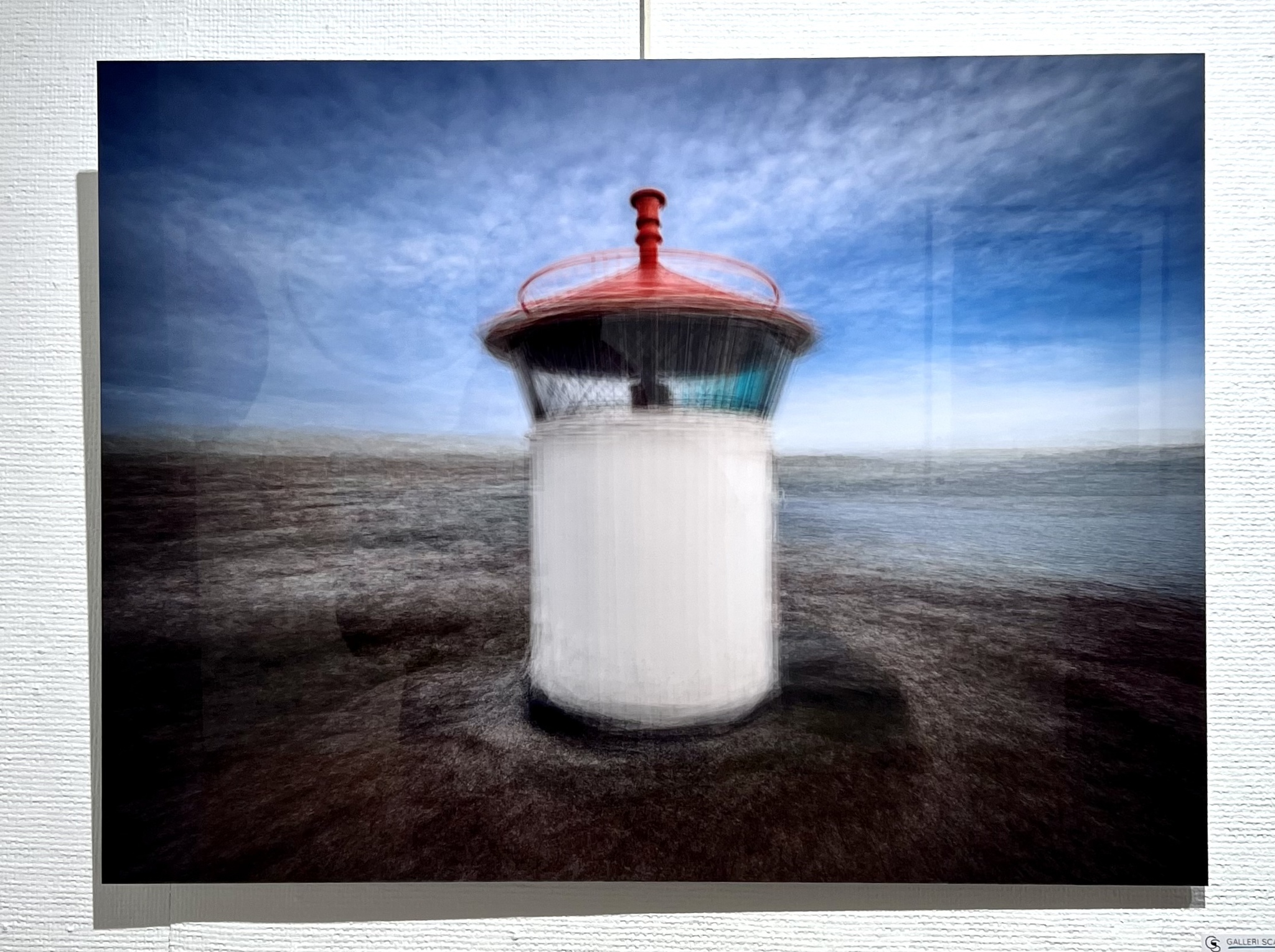 "Västkusten fyr" Fotografi av Shai Apeloig. Upplaga 15. 67x50 cm