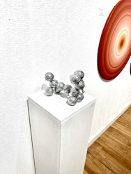 "Spacedog" Unik skulptur av Adam Ström. 15x20 cm