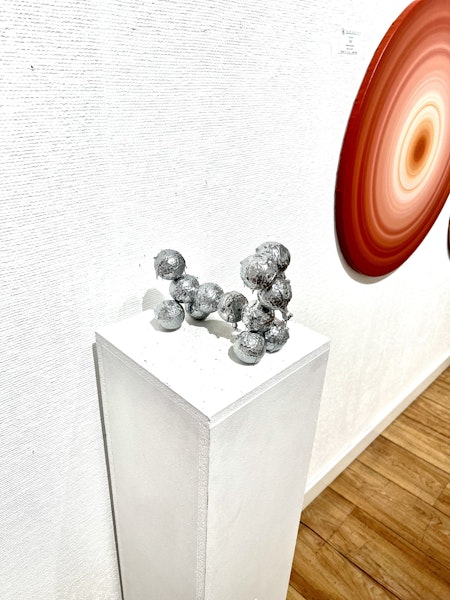 "Spacedog" Unik skulptur av Adam Ström. 15x20 cm