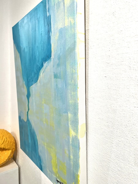 "Connections II" Akryl på duk av Hamilton. 60x80 cm