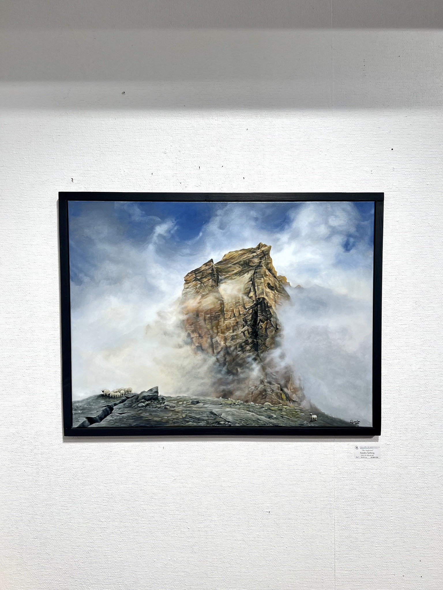 "The Neglected" Olja & akryl på duk av Sandra Sjöberg. 84x64 cm